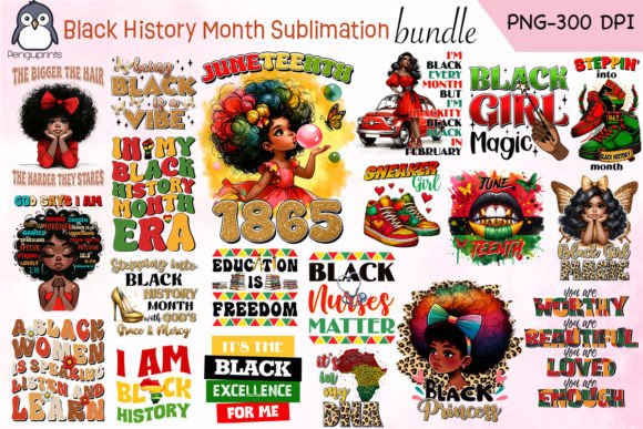 Celebrating Heritage: The Ultimate Black History Month Sublimation Bundle for Creators