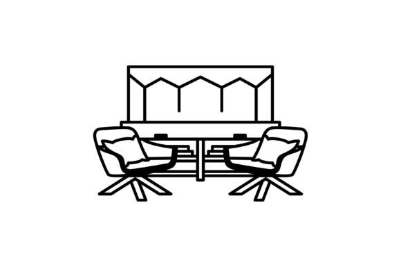 Chair for Discussion Icon: A Symbol of Modern Professionalism