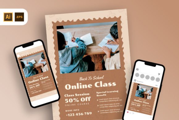 Class Session Online Flyer Template Guide