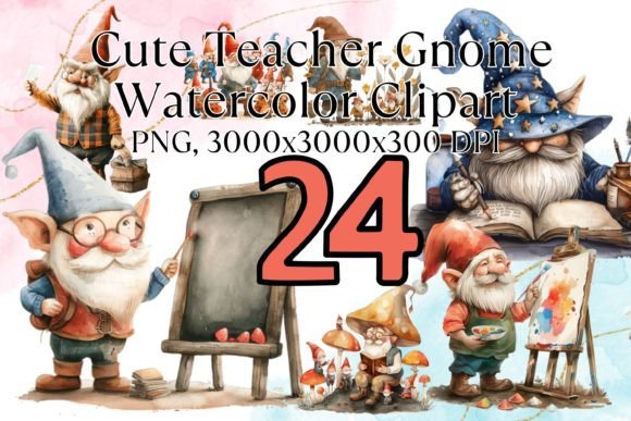 Cute Teacher Gnome Watercolor Clipart: A Practical Guide for Creative Workflows