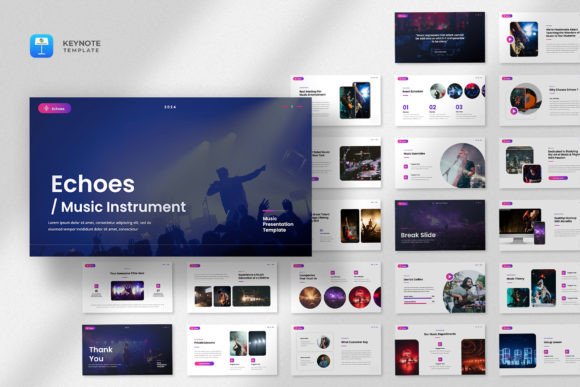 Echoes: Music School Keynote Template