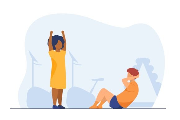 Multiethnic Children Exercising in Gym: A Visual Guide for Inclusive Design