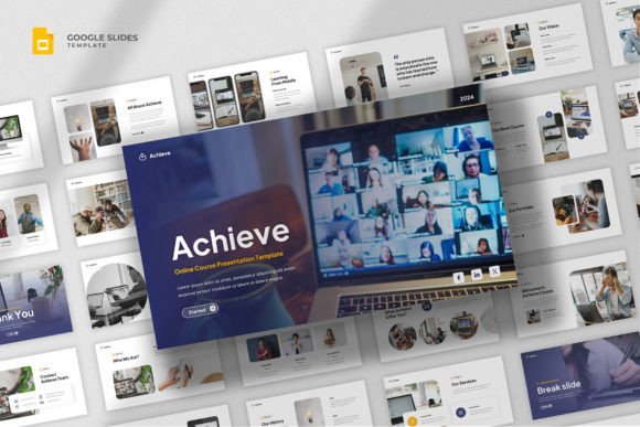 Online Course Google Slides Template