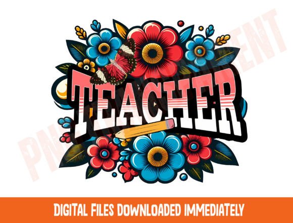 Retro Teacher Png Sublimation Download: A Strategic Asset for Educator Branding