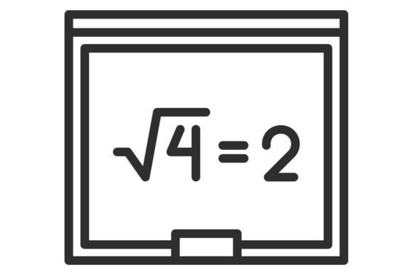 The Power of Visual Clarity: Understanding the School Board with Math Equation Line Icon