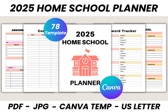The Ultimate 2025 Home School Planner Canva Template: A Complete Guide to Organized Learning